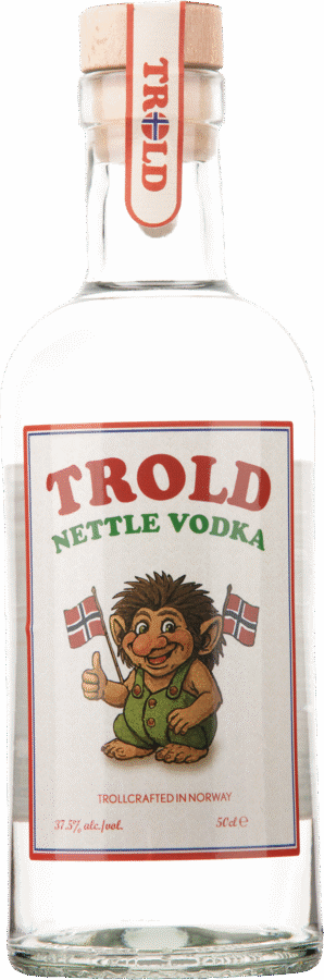 Trold Nettle Vodka, 50cl bottle with cork top