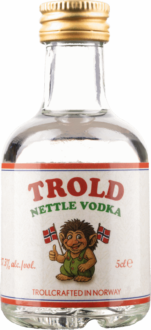 Trold Nettle Vodka, 5cl miniature bottle
